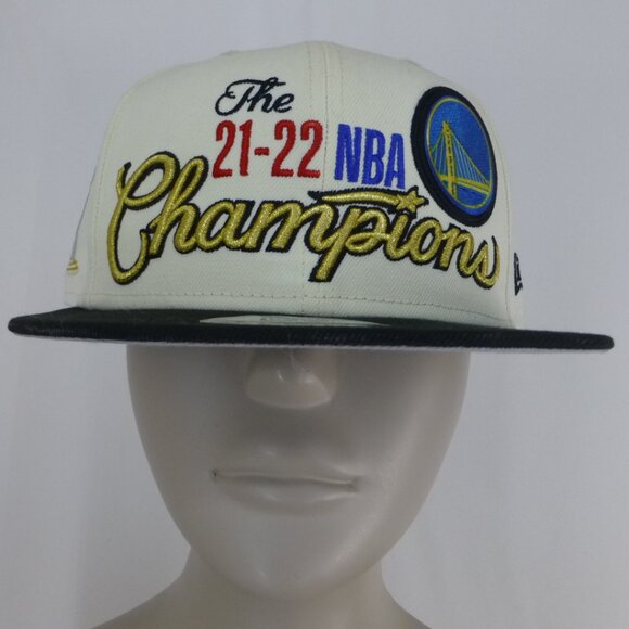 Golden State Warriors New Era 2022 NBA Champions Locker Room Snapback Hat - Picture 10 of 15